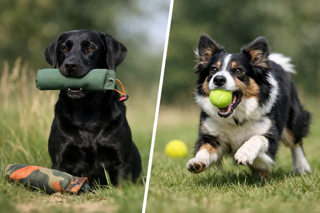 Dummytraining oder Ballspiel beim Hund?