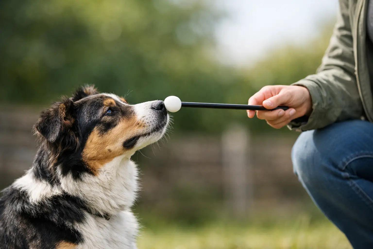 Target Stick beim Hund aufbauen leicht erklärt