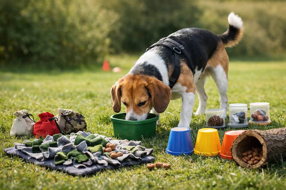5 Ideen für Schnüffeltraining mit dem Hund