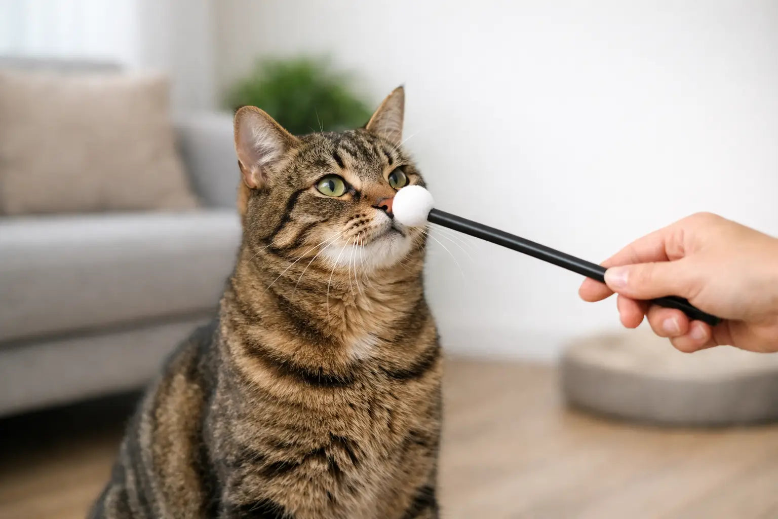 Target Stick Katze Training einfach erklärt