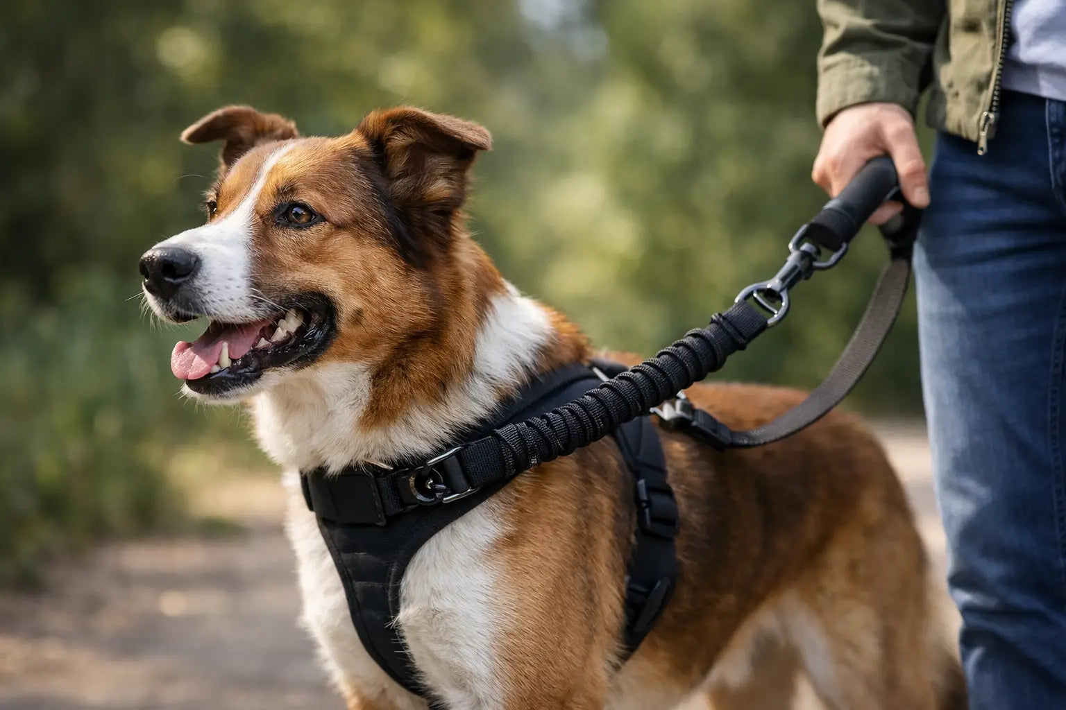 Leine mit Ruckdämpfer für den Hund kaufen