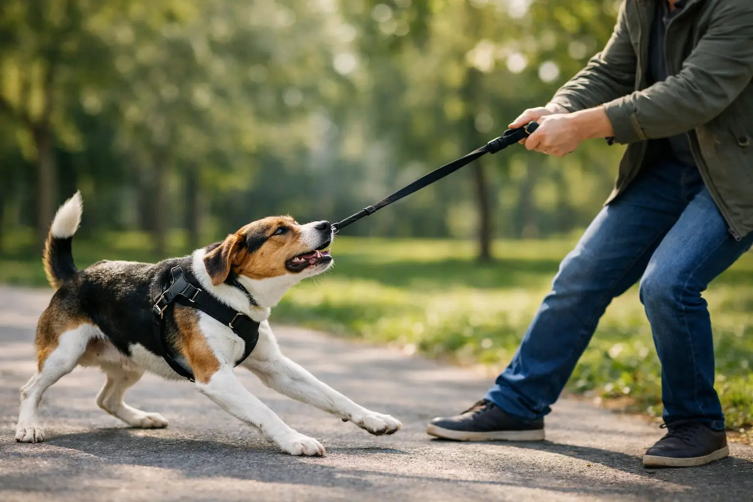 Warum zieht mein Hund an der Leine?
