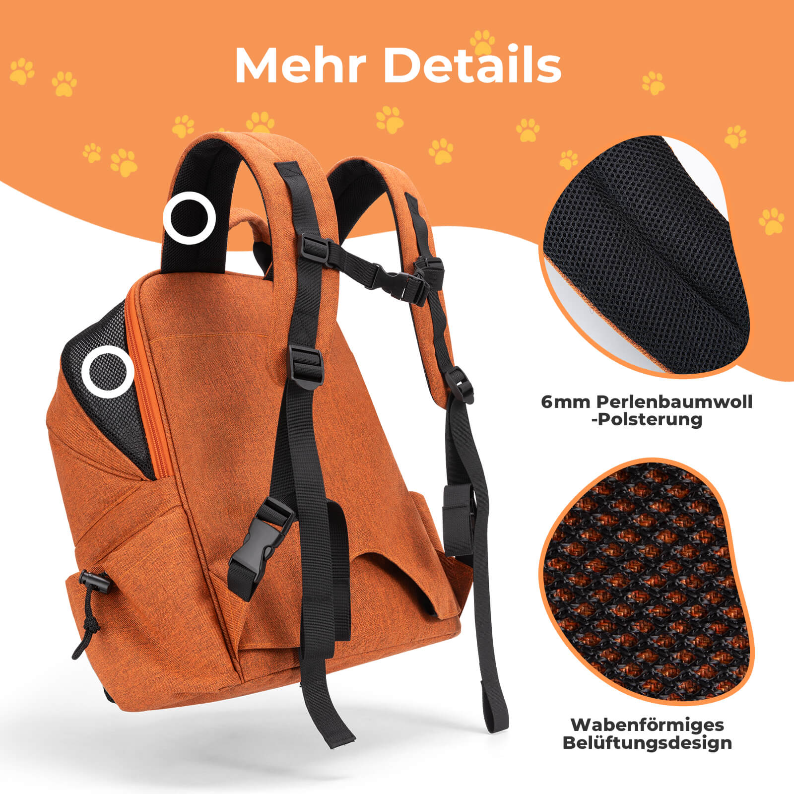 Lenkertasche Haustiertasche für Brompton/Klapprad 21 L