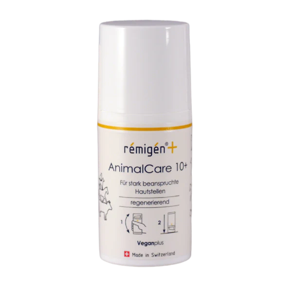 rémigén+ AnimalCare 10+ – Hautpflege & Regeneration für Tiere | vegane Pflege-Suspension ohne Duftstoffe (30 ml)